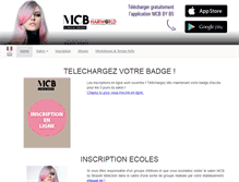 Tablet Screenshot of mcbbybeauteselection.com